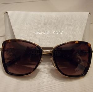 Michael Kors Tortoise Shell & Gold Sunglasses